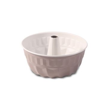 Forma de copt kuglof, invelis non-stick Caffe, Snb, 26 cm, aluminiu, crem