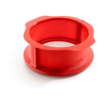 Formă din silicon pentru tort Lékué, ⌀ 15 cm, roșu