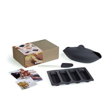 Forme de copt 3 buc. din silicon pentru baghete/pentru pâine Essential – Lékué