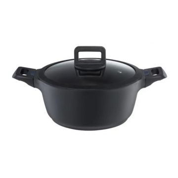 Oala cu capac Ultimo, Ambition, 1.8 L, aluminiu, negru