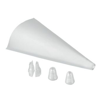 Set 20 poche-uri și 2 capete ornare tort Metaltex Cake Maker, 41 x 26 cm