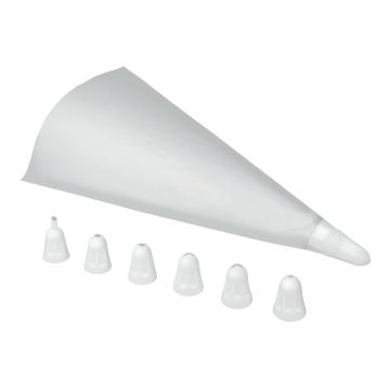 Set 3 saci pentru decorare și 7 extensii Metaltex Cake Decor