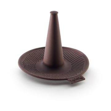Set 6 forme din silicon pentru covrigi / colaci Lékué, maro
