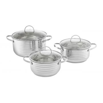 Set oale 6 piese Twin, Ambition, 16/18/20 cm, inox
