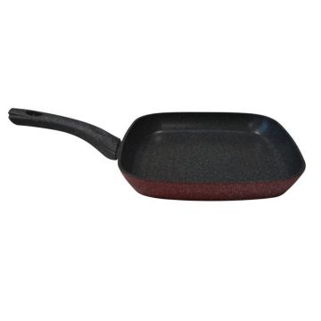 Tigaie grill Petra, Ambition, 28 cm, aluminiu, invelis non-stick