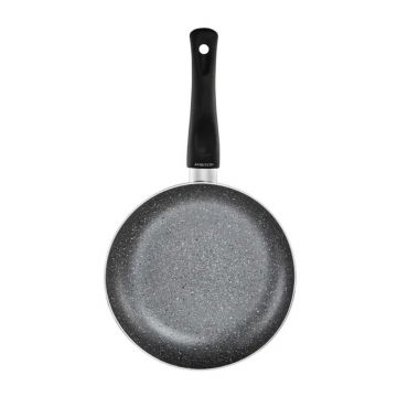 Tigaie Pedra, Ambition, 24 cm, invelis Qualum Basic Stone Edition, aluminiu, negru