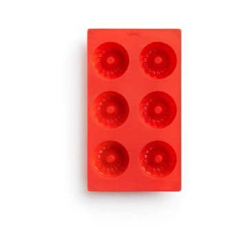 Formă din silicon pentru mini pandișpane Lékué, roșu