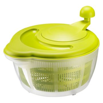 Strecurătoare cu centrifugă pentru salată Westmark Fortuna, 5 l, verde