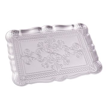 Tavă argintie Casa Selección, 30,5x23 cm