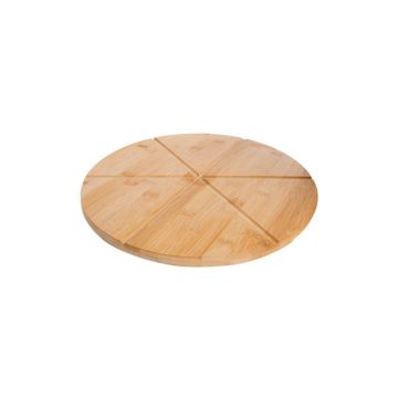 Tavă din bambus pentru pizza Bambum Slice, ⌀ 35 cm