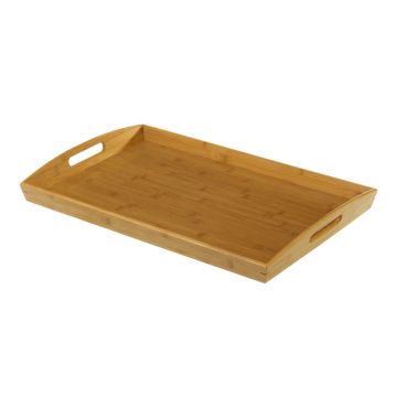 Tavă din lemn din bambus Casa Selección, 58 x 38 cm