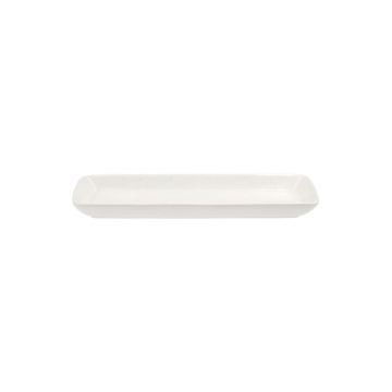 Tavă servire din gresie ceramică Bitz, 38 x 14 cm, alb - crem Tavă servire din gresie ceramică Bitz, 38 x 14 cm, alb - crem