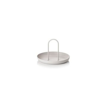 Tavă servire metalică Zone Singles, ø 20 cm, gri deschis Tavă servire metalică Zone Singles, ø 20 cm, gri deschis