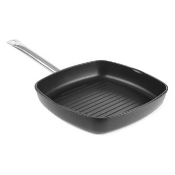 Tigaie de tip grill din aluminiu turnat Hendi, 28 cm x 28 cm