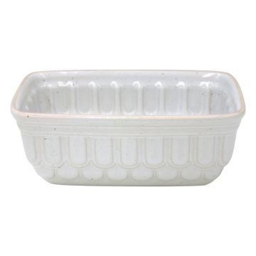 Vas pentru copt din gresie Casafina Fattoria, 790 ml, alb