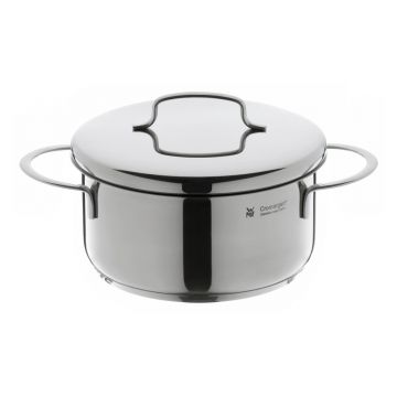 Oală din oțel inoxidabil cu capac WMF Cromargan® Mini, ⌀ 16 cm