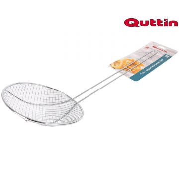 Paleta pentru cartofi prajiti, plasa inox 15 cm -Quttin