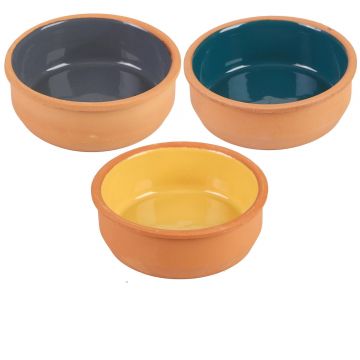 Set 6 vase ramekin teracota 12 cm x h 4 cm
