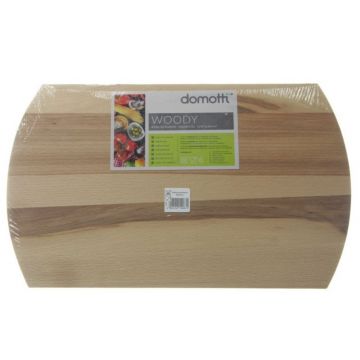 Tocator oval Woody, Domotti, 40x25 cm, lemn