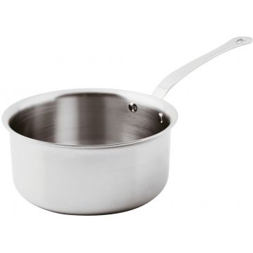 Cratita cu coada Paderno seria 12200 20cm h10cm inductie inox