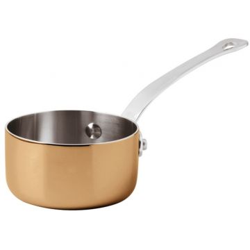 Cratita cu coada Paderno seria 15600 mini 9cm h4.7cm inox - cupru