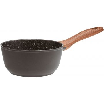 Cratita cu coada Sambonet Rock & Rose 18cm inductie negru