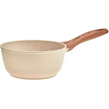 Cratita cu coada Sambonet Rock & Rose 18cm inductie roz