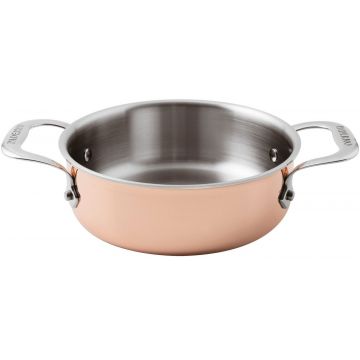 Cratita Paderno seria 15600 24cm h8cm inductie inox - cupru