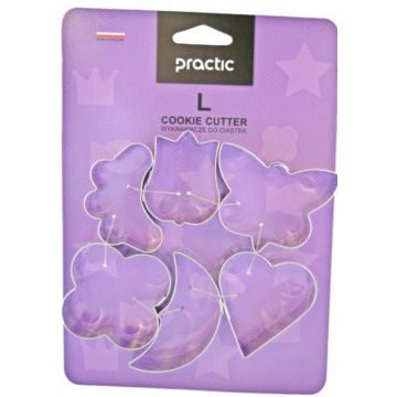Forma fursecuri 6 piese, marimea L, Practic, metal