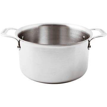 Oala cu 2 manere Paderno seria 12200 24cm h14cm inductie inox