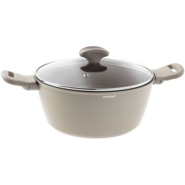 Oala cu capac Sambonet SIlver Force 24cm 4.2 litri inductie