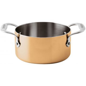 Oala Paderno seria 15600 mini 12cm h6cm inox - cupru