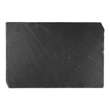 Platou piatra vulcanica, 20 x 30 cm, 4 picioruse buretate pentru protectie mobilier