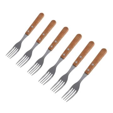 Set 6 furculite Vaggan, 19.5 cm, inox,