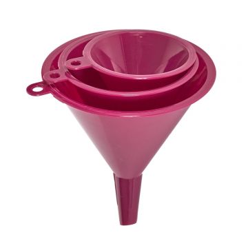 Set de 3 palnii pentru bucatarie, 3 dimensiuni, rosu
