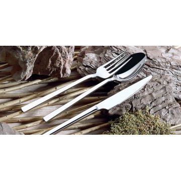 Set tacamuri Çubuk24, Dynasty, 24 piese, inox, argintiu