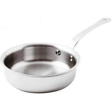 Tigaie adanca Paderno seria 12200 16cm h5.5cm inductie inox