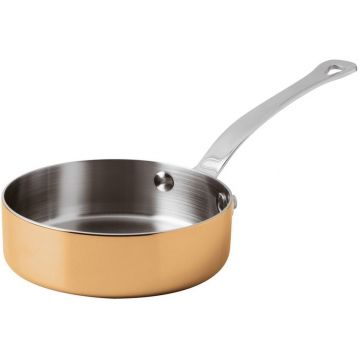 Tigaie adanca Paderno seria 15600 mini 12cm h3cm inox - cupru