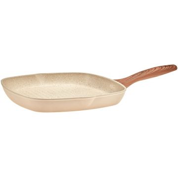 Tigaie grill Sambonet Rock & Rose 28x28cm inductie roz