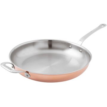 Tigaie Paderno seria 15600 32cm h5.5cm inductie inox - cupru