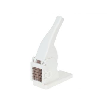 Aparat pentru feliat cartofi, 26x9x14 cm, ABS, alb