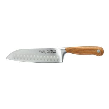 Cuțit din oțel inoxidabil santoku Feelwood – Tescoma