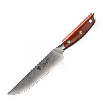 Cutit filetat profesional Maranc, otel de damasc, 12.5 cm, M141