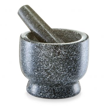 Mojar cu pistil din granit, Anthracite II Ø 12xH10 cm