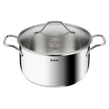 Oală din inox 5 l adecvată pentru plita cu inducție Intuition – Tefal