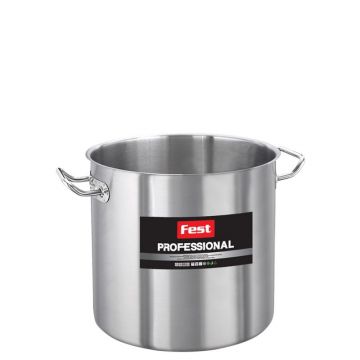 Oala inox profesionala fara capac Fest Profesional 10 L