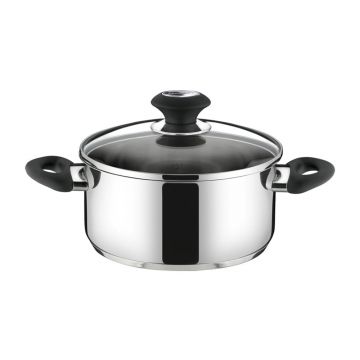 Oală joasă cu capac Tescoma Presto, 1,5 l