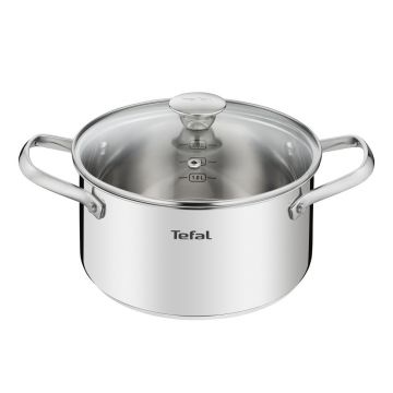OalÄdin inox adecvatÄpentru plita cu inducÈu009Bie Cook Eat âu0080Tefal
