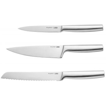 Set cutite 3 piese Classic BergHOFF, Leo Legacy, inox