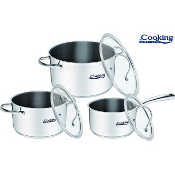 Set de gatit Anna, Cooking by Heinner, 6 piese, inox